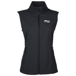 Image of NEWJ47 Ladies Two-Layer Fleece Bonded Soft Shell Vest