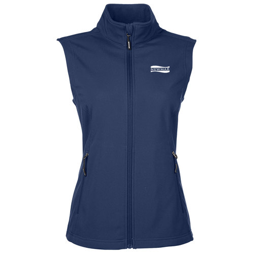 NEWJ47 Ladies Two-Layer Fleece Bonded Soft Shell Vest image thumbnail