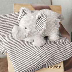 Image of Olive & Cocoa Musical Elephant & Swaddle