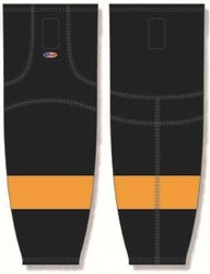 Image of  Custom Black Nylon Hockey Socks 