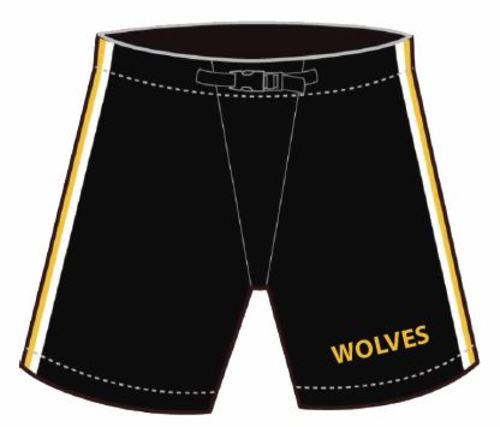 Custom K1 Golden Wolves Hockey Shell image thumbnail