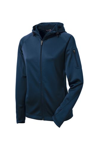 Sport-Tek Ladies Tech Fleece Full-Zip Hooded Jacket image thumbnail