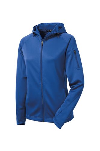 Sport-Tek Ladies Tech Fleece Full-Zip Hooded Jacket image thumbnail