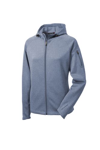 Sport-Tek Ladies Tech Fleece Full-Zip Hooded Jacket image thumbnail