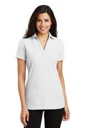 Image of Port Authority Ladies Silk Touch Y-Neck Polo. L5001