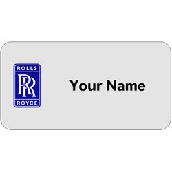 Image of Brushed Name Badge