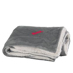 Image of Faux Mink Sherpa Blanket