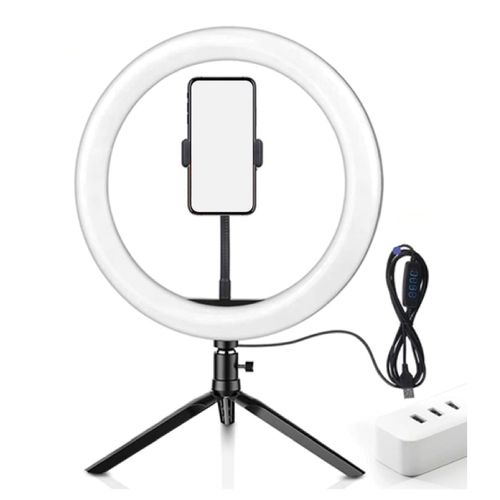 10” Ring Light with Tripod & Remote image thumbnail