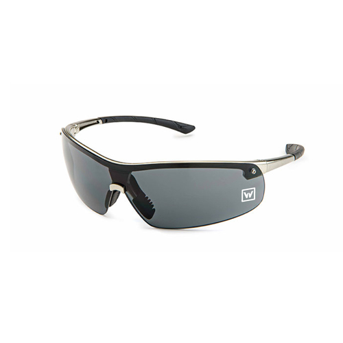 Gray Lens Gunmetal Safety Glasses image thumbnail