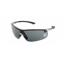 Image of Gray Lens Gunmetal Safety Glasses