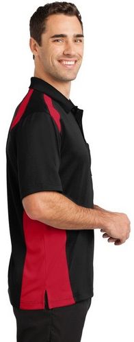 CornerStone Select Snag-Proof Two Way Colorblock Pocket Polo image thumbnail