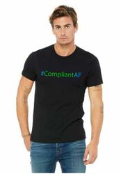 Image of #CompliantAF T-Shirt - Black