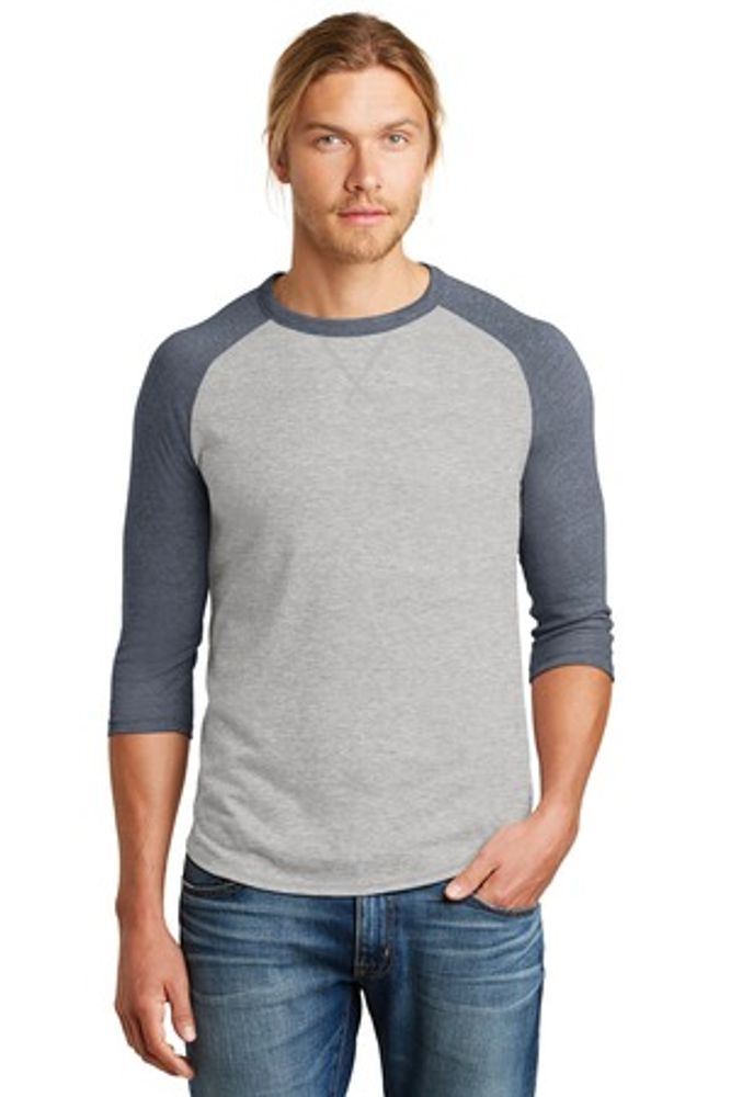 Alternative® Dugout 3/4-Sleeve Vintage 50/50 Tee. AA5057 primary image