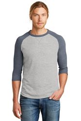 Image of Alternative® Dugout 3/4-Sleeve Vintage 50/50 Tee. AA5057