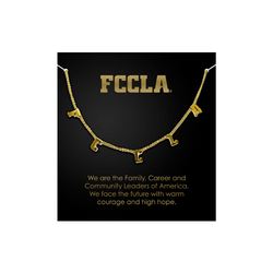 Image of FCCLA Letter Necklace 