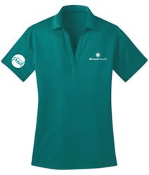 Image of Ladies Teal Proud Polo