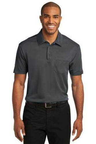 Port Authority Silk Touch Performance Pocket Polo. K540P image thumbnail