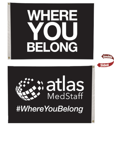 2' x 3' Outdoor Flags - Atlas/#WhereYouBelong image thumbnail