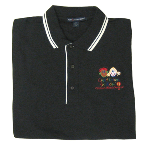 MENS CU4Kids STRIPE POLO image thumbnail