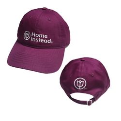 Image of Cotton Twill Dad Cap Purple 511 - Style A