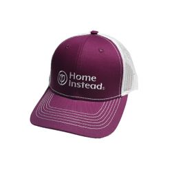 Image of Structured Trucker Cap - Style D - PMS 511/White