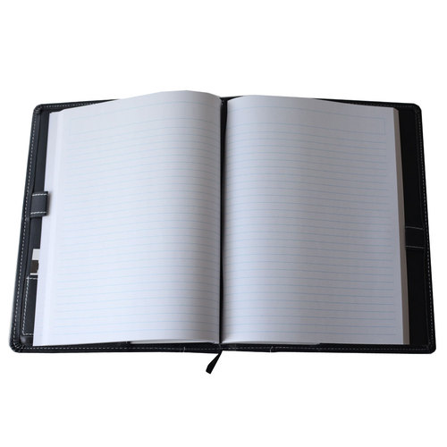 Leatherette Bound Journal Book - Navy image thumbnail