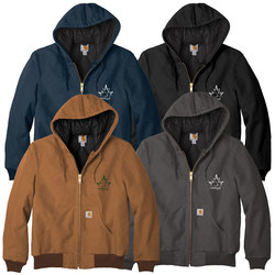 Image of MLFJ22 Carhartt Quilted-Flannel-Lined Duck Active Jac