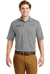 Image of Construction Services - JERZEES® -SpotShield™ 5.6-Ounce Jersey Knit Sport Shirt with Pocket