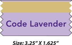 Image of Code Lavender Badge Ribbon (Pack of 25)