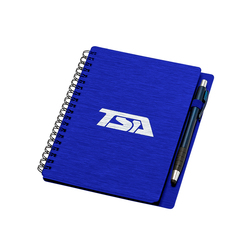 Image of Metallic Blue Notebook Set