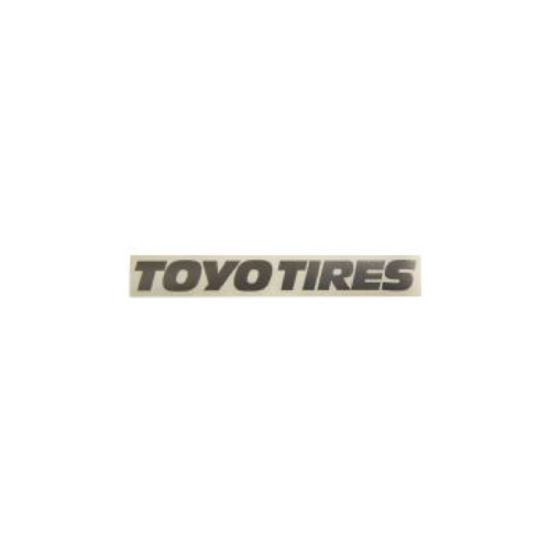 18" x 2" Toyo Tires Decal (Silver) image thumbnail