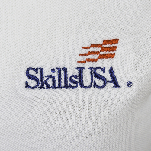 Youth Size Official White Polo image thumbnail