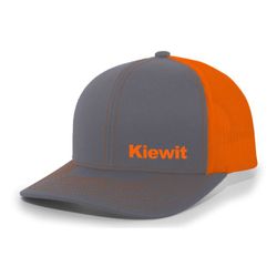 Image of Richardson 112 Cap - Grey/Orange