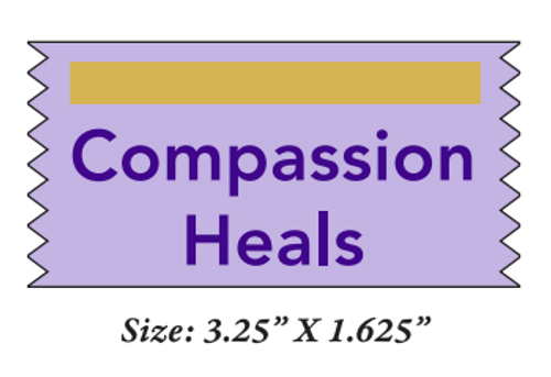 	Compassion Heals Ribbon (Pack of 25) image thumbnail
