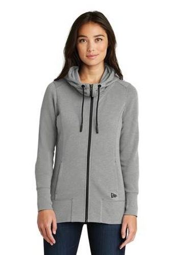 New Era Ladies Tri-Blend Fleece Full-Zip Hoodie. LNEA511 image thumbnail