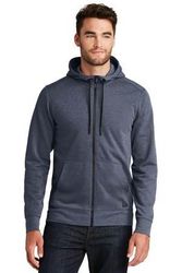 Image of New Era Tri-Blend Fleece Full-Zip HoodieNEA511