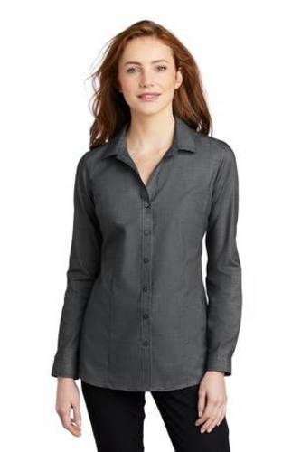 Port Authority Ladies Pincheck Easy Care Shirt image thumbnail