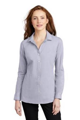 Port Authority Ladies Pincheck Easy Care Shirt image thumbnail
