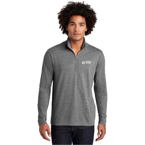 Men's Tri-Blend Wicking 1/4-Zip image thumbnail