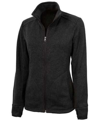 Charles River Ladies Heathered Fleece Jacket image thumbnail