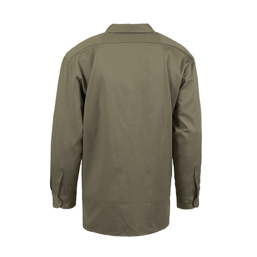 Dickies® Khaki Long Sleeve Work Shirt image thumbnail