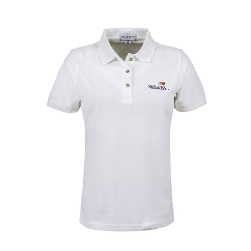 Women's Official White Polo image thumbnail