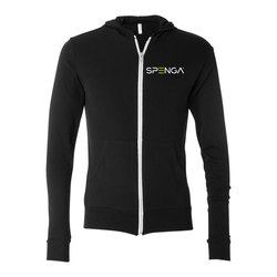 Spenga Logo Full Zip Hoodie-Unisex