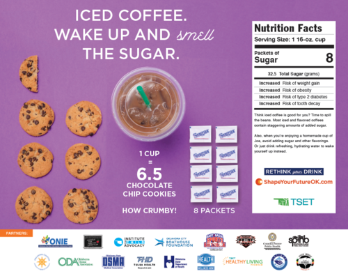 Rethink Your Drink Poster - Iced Coffee -19" x 24" (Limit 20) image thumbnail