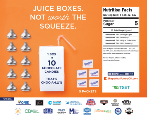 Rethink Your Drink Poster - Juice Boxes -19" x 24" (Limit 20) image thumbnail