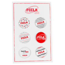Image of 6 Piece Button Pack 