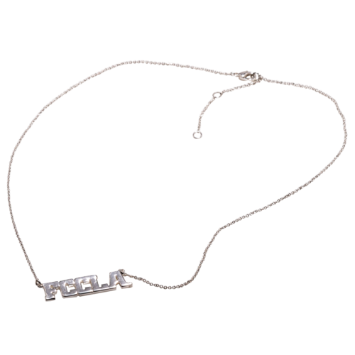 Silver FCCLA Nameplate Necklace  image thumbnail