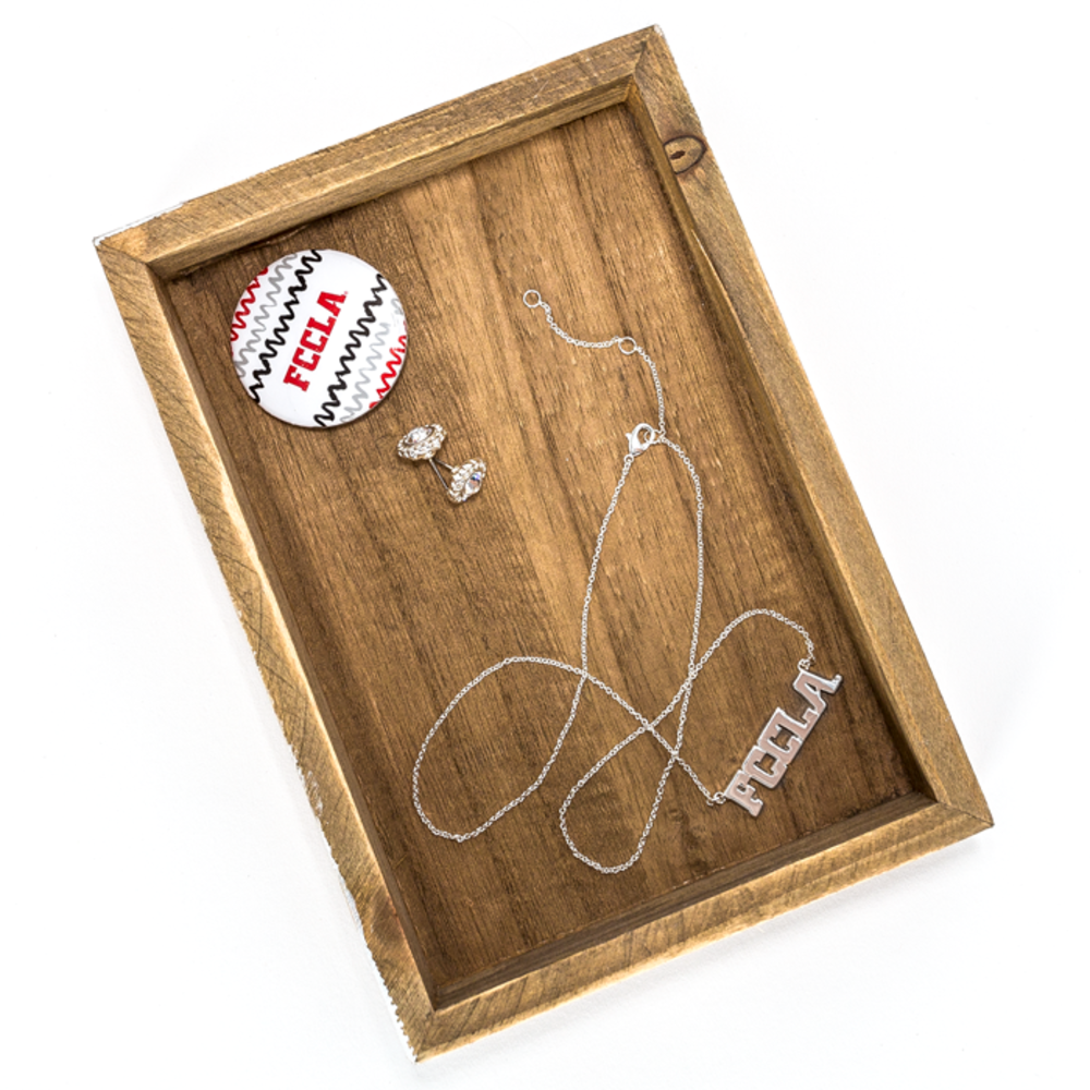Silver FCCLA Nameplate Necklace  primary image