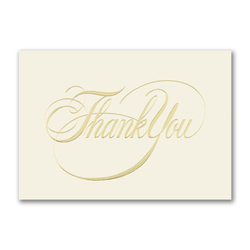 Image of Elegant Thank You Card (Pkg 25)