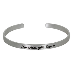 Image of Live What You Love Cuff Bracelet 